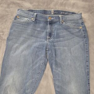 7 For All Mankind Y2K Gwenevere Jeans Women's Size 28 Light Wash
